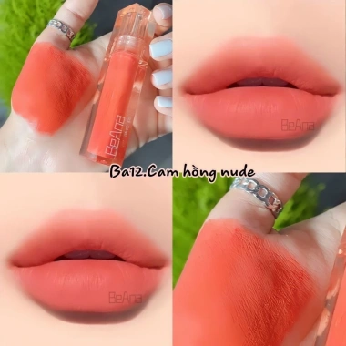Son BeAna cam hồng nude - màu cam đào, kem lì lâu trôi, giảm còn 145.000đ