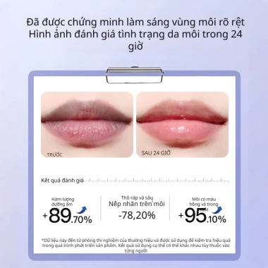 Son Dưỡng Ẩm Chống Thấm Nước, Giữ Màu Lâu 12H, Không Dấu Vết Ly, Giảm Nếp Nhăn - 92.972 VND 8