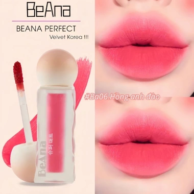 Son hồng đào BeAna - Màu hồng lì, kem siêu lì, nhẹ nhàng, cuốn hút, giá 165.000đ