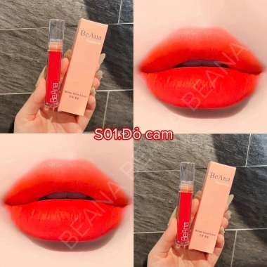 Son kem BeAna cam mơ, tone cam nude mịn, lâu trôi, giá ưu đãi 145.000đ