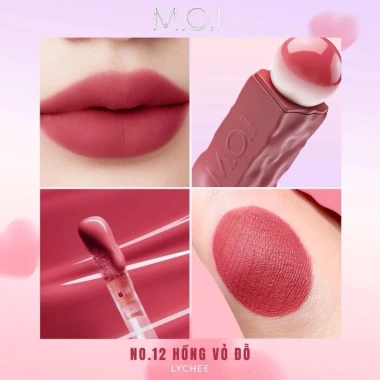 Son Kem Lì MOI LOLLIPOPS - Son MOI COSMETICS Hồ Ngọc Hà, Giá 249.000đ, Dưỡng ẩm, Bám màu lâu
