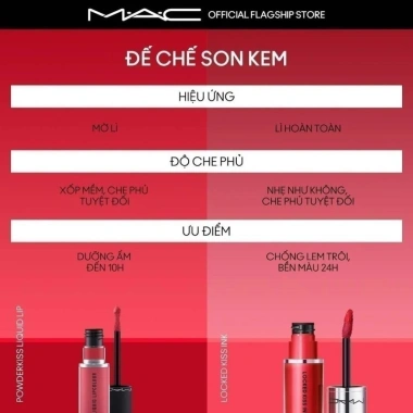 Son kem MAC Locked Kiss Ink Lipcolour 4ml – Chống thấm nước, không trôi, mịn lì, chỉ 890.000₫