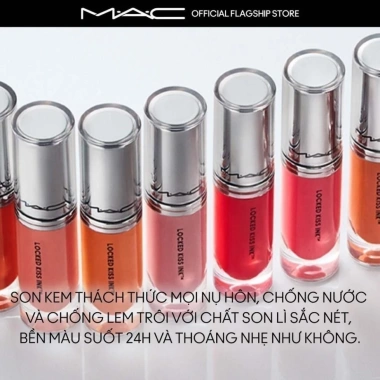Son kem MAC Locked Kiss Ink Lipcolour 4ml – Chống thấm nước, không trôi, mịn lì, chỉ 890.000₫
