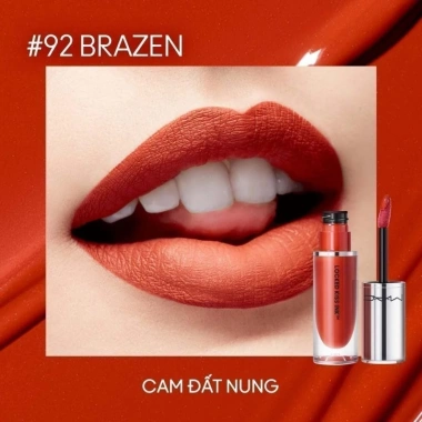 Son kem MAC Locked Kiss Ink Lipcolour 4ml – Chống thấm nước, không trôi, mịn lì, chỉ 890.000₫