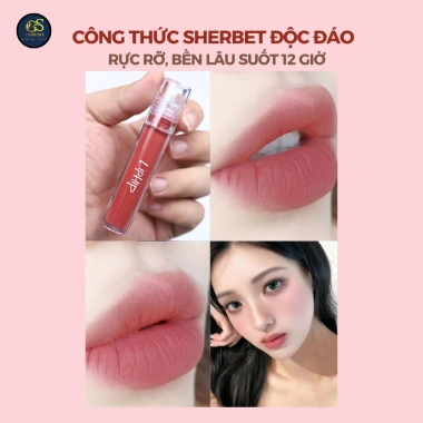 Son kem mịn lì lâu trôi GS COSMETIC x LIPHIP Velvet 4.5g - Giá giảm 233.400 VND 4 Son kem mịn lì lâu trôi GS COSMETIC x LIPHIP Velvet 4.5g - Giá giảm 233.400 VND 4