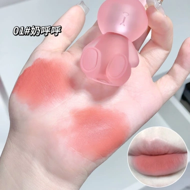 Son kem nhung lì GEGE BEAR hình chú thỏ dễ thương, lâu trôi, chống thấm nước, thời trang cho nữ - Giá 45.100 VND
