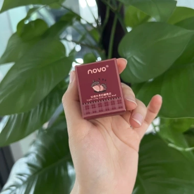 Son kem Novo siêu mịn nắp hình nấm - màu cực chuẩn, ảnh thật, giá chỉ 35.000₫