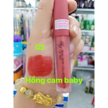 Son kem siêu lì Beau Shop không trôi, bám dính, không thâm môi - Matte Lip Tint 215k