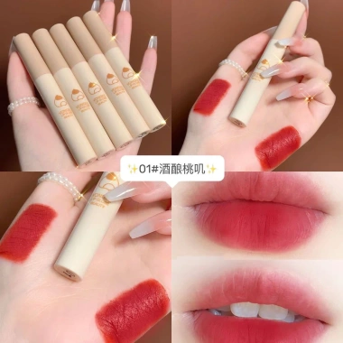Son kem VONGEE hạt dẻ 5 màu - Lì mịn, mượt như nhung, kháng nước, lâu trôi, chỉ 34.000₫