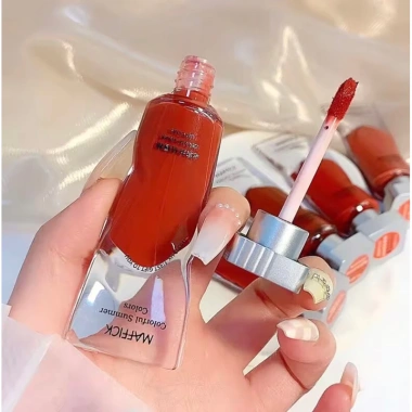 Son Lì Kem Bóng Ice Cube Velvet Lip Glaze Matte Mềm Môi Căng Mọng Lâu Trôi Giá 22.400đ