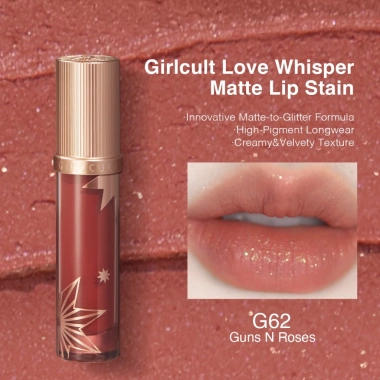 Son môi kem Girlcult Nhung Lì Tẩy trắng, hiệu ứng sương mù, giá 372.680đ 4