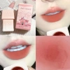 Son môi màu nhung lì kèm móc khóa - cọ silicone mềm mịn, giá chỉ 60.610 VND 10
