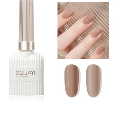 Sơn thạch hồng xejjai làm nail – Màu cam nâu sang trọng, giảm giá 18.666₫