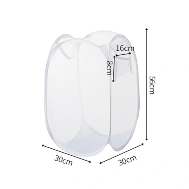 Sọt Lưới Đựng Quần Áo Cỡ Lớn JYoohome - Giỏ Đồ Giặt Gấp Gọn Đa Năng Khung Thép 8