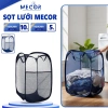 Sọt lưới đựng quần áo giặt 72L thoáng khí, gấp gọn thông minh, túi giỏ cứng cáp - Giá ưu đãi 51.300đ