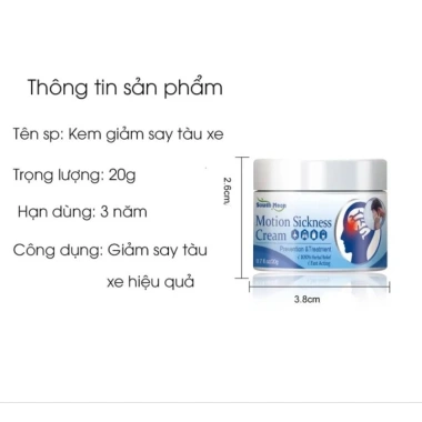 South Moon 20g - Kem chống say tàu xe thảo dược ngừa nôn mửa chóng mặt nhanh 9 South Moon 20g - Kem chống say tàu xe thảo dược ngừa nôn mửa chóng mặt nhanh 9