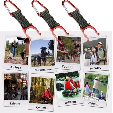 Spdd Khóa Chai Nước, Móc Ba Lô Nhôm Ấm Siêu Tốc D‑Ring Carabiner – Kẹp Bình Nước Du Lịch Thể Thao
