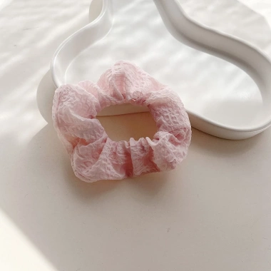Srunchies vải nhún màu trơn Hàn Quốc S10 - Đơn giản, dễ thương, giá chỉ 9.799₫ 10