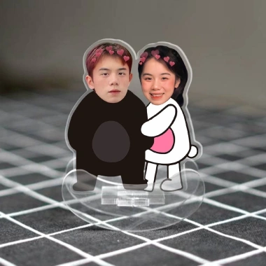 Standee lắc lư cặp đôi chibi - Quà tặng người yêu, người thân, bạn bè chỉ 49k