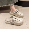 STEP & STYLE Dép đế mềm hai quai CÁCH Nữ flat lười Nửa Dép Thắt Lưng Khóa Đôi Dây thoải mái chỉ 147.744₫ 7