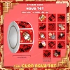 Sticker Cuộn Tết Nguyên Đán 2.026 Bính Ngọ 500pcs - Trang Trí Năm Mới May Mắn Tài Lộc Giá Ưu Đãi 23.100 VND