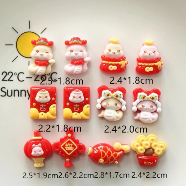 Sticker dán đẹp, charm DIY chủ đề Tết - Giá chỉ 5.000₫, khuyến mãi hấp dẫn