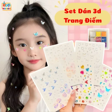 Sticker Đính Đá 3D Bling Bling - Trang Điểm Dễ Thương Cho Bé Công Chúa, Giá 22.000đ