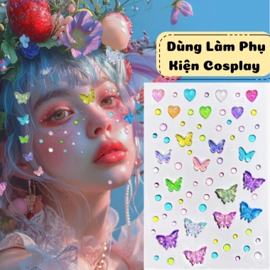 Sticker Đính Đá 3D Bling Bling - Trang Điểm Dễ Thương Cho Bé Công Chúa, Giá 22.000đ 7