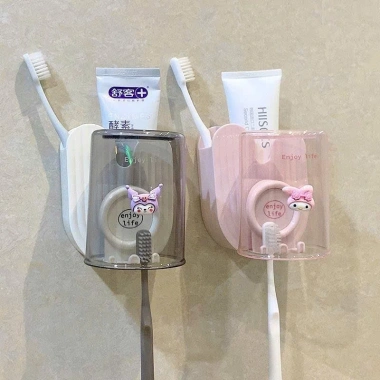 Sticker kệ đựng bàn chải, kem đánh răng, giá đựng, treo cốc, dán tường nhà tắm - 59.000₫ 8