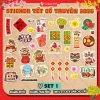 Sticker Tết 2.026 Bính Ngọ - Hình Dán Cổ Truyền Trang Trí Bao Lì Xì, Thiệp, Hộp Quà, Bì Lì Xì, Giá ưu đãi 11.199đ 7