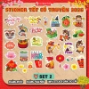 Sticker Tết 2.026 Bính Ngọ - Hình Dán Cổ Truyền Trang Trí Bao Lì Xì, Thiệp, Hộp Quà, Bì Lì Xì, Giá ưu đãi 11.199đ 10