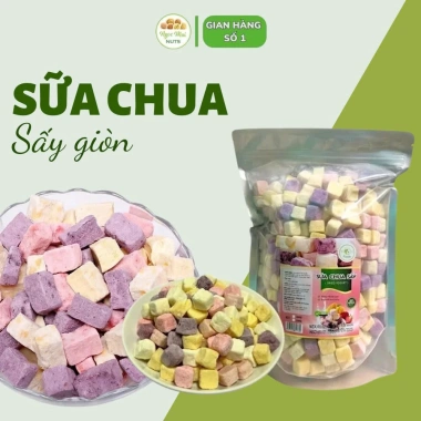 Sữa chua sấy giòn vị hoa quả sấy lạnh 500g - Giá chỉ 165.000đ, giảm từ 214.500đ Sữa chua sấy giòn vị hoa quả sấy lạnh 500g - Giá chỉ 165.000đ, giảm từ 214.500đ