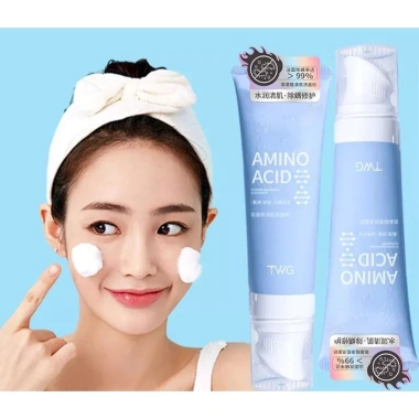 Sữa rửa mặt Amino Acid TWG 120ml – Làm sạch sâu, loại bỏ mụn đầu đen, kiểm soát dầu, khít lỗ chân lông, dưỡng ẩm – 32.000 VND