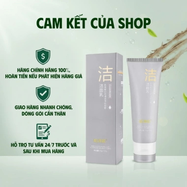 Sữa Rửa Mặt Bùn Khoáng Nishini 100ml - Làm Sạch Sâu, Kiềm Dầu, Giảm Mụn, Dưỡng Ẩm, Sáng Da - 120k