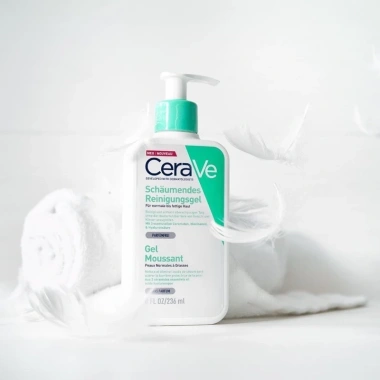 Sữa rửa mặt CeraVe 236ml Foaming – Dưỡng ẩm, giảm mụn, phù hợp mọi da, 85.000₫