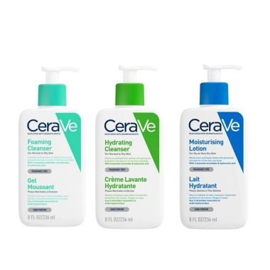 Sữa rửa mặt CeraVe 236ml Foaming – Dưỡng ẩm, giảm mụn, phù hợp mọi da, 85.000₫