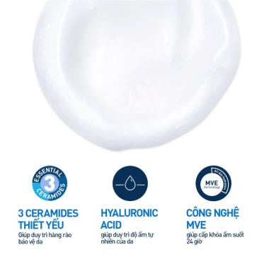 Sữa rửa mặt Cerave Cleanser 473ml - Dưỡng ẩm cho da thường và khô, 448.000đ