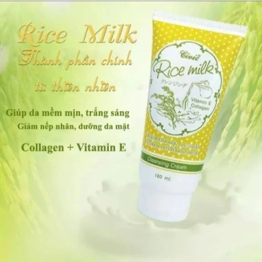 Sữa rửa mặt gạo Civic Rice Milk Thái Lan 180ml - Nhập khẩu chính hãng, giá 64.000₫