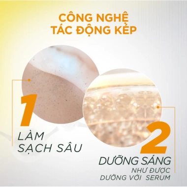 Sữa Rửa Mặt Garnier Bright Serum Cleanser 100ml - Da Sáng, Dịu Nhẹ, Giá 108k 3