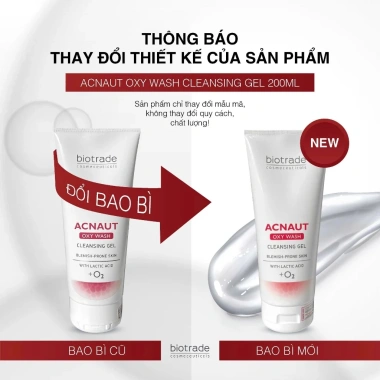 Sữa Rửa Mặt Gel Biotrade Acnaut Oxy Wash - Làm sạch sâu, se khít lỗ chân lông, giảm mụn, giá chỉ 162.000₫ 4