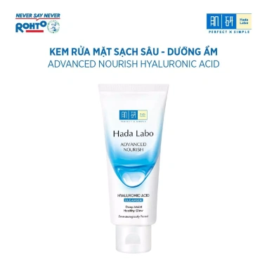 Sữa rửa mặt Hada Labo Advanced Nourish Cleanser 80g Dưỡng ẩm tối ưu, giá 77.000₫