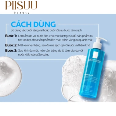 Sữa Rửa Mặt La Roche-Posay Effaclar Purifying Foaming Gel 400ml Giảm nhờn sạch mụn giá 199k 9