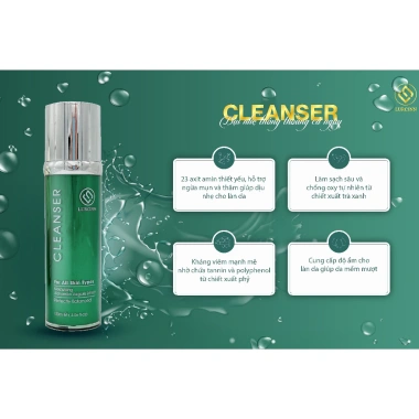 Sữa rửa mặt Lurcinn Cleanser 120ml - Làm sạch sâu, ngừa mụn da dầu, khô, hỗn hợp - Chỉ 365.000₫