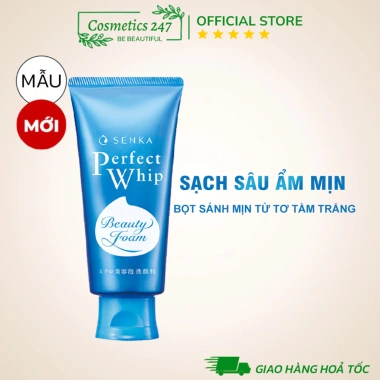 Sữa rửa mặt Senka Perfect Whip 100g-120g, làm sạch sâu, dưỡng ẩm, không gây khô, giảm giá 88k 4 Sữa rửa mặt Senka Perfect Whip 100g-120g, làm sạch sâu, dưỡng ẩm, không gây khô, giảm giá 88k 4