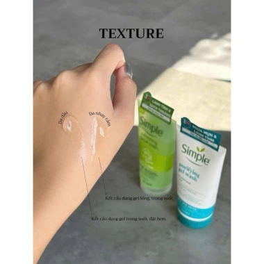 Sữa Rửa Mặt Simple 150ml 3 màu cho mọi loại da - giảm giá chỉ 92.000 đồng 7