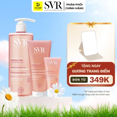 Sữa Rửa Mặt SVR TOPIALYSE Gel Lavant Da Khô Nhạy Cảm 55-400ml Giá 200k Sữa Rửa Mặt SVR TOPIALYSE Gel Lavant Da Khô Nhạy Cảm 55-400ml Giá 200k
