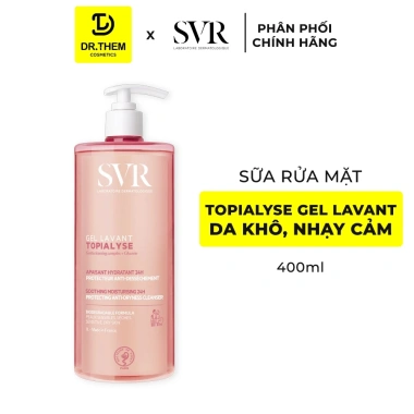 Sữa Rửa Mặt SVR TOPIALYSE Gel Lavant Da Khô Nhạy Cảm 55-400ml Giá 200k