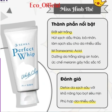 Sữa rửa mặt tạo bọt Senka Perfect Whip 120g – Chiết xuất tơ tằm trắng, giá chỉ 72.000đ 8