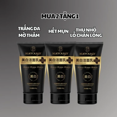 Sữa rửa mặt Xuerouyar Niacinamide trắng da, mờ thâm, ngừa mụn, thu nhỏ lỗ chân lông – 95.000₫