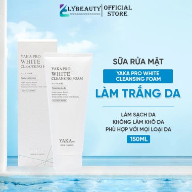 Sữa rửa mặt YAKA PRO White Cleansing Foam - Làm trắng da, làm sạch sâu, loại bỏ dầu thừa, giảm giá 330.650₫
